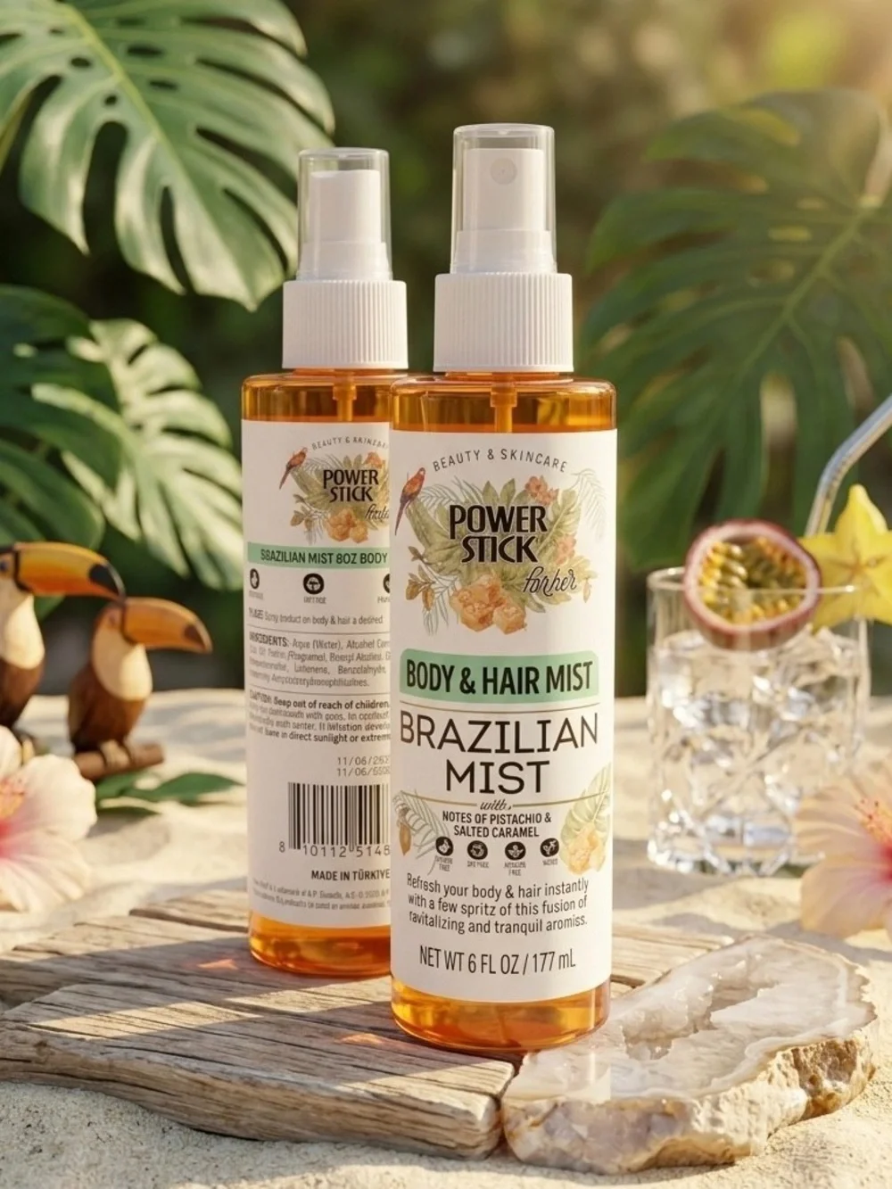 Body & Hair Mist Brazilian Mist - Pistachio & Salted Caramel (6 fl oz)